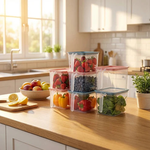 Unbreakable kitchen storage  Basket  (Pack of 6)