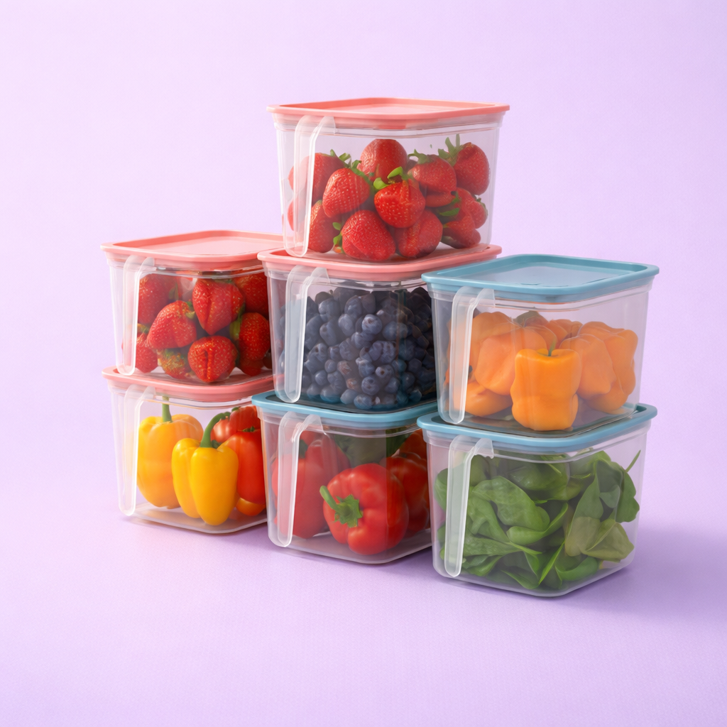 Unbreakable kitchen storage  Basket  (Pack of 6)