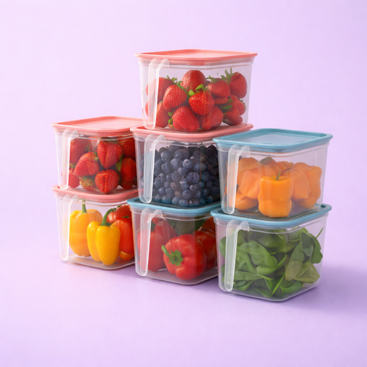Unbreakable kitchen storage  Basket  (Pack of 6)