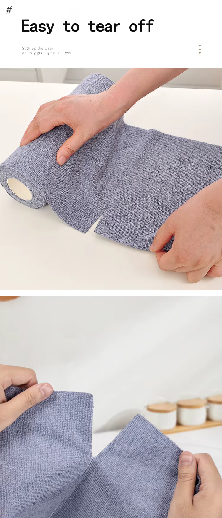 Urbanrishta ™   Microfiber Cleaning Cloth Roll