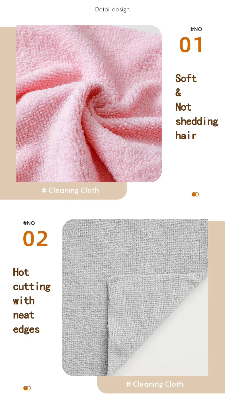 Urbanrishta ™   Microfiber Cleaning Cloth Roll