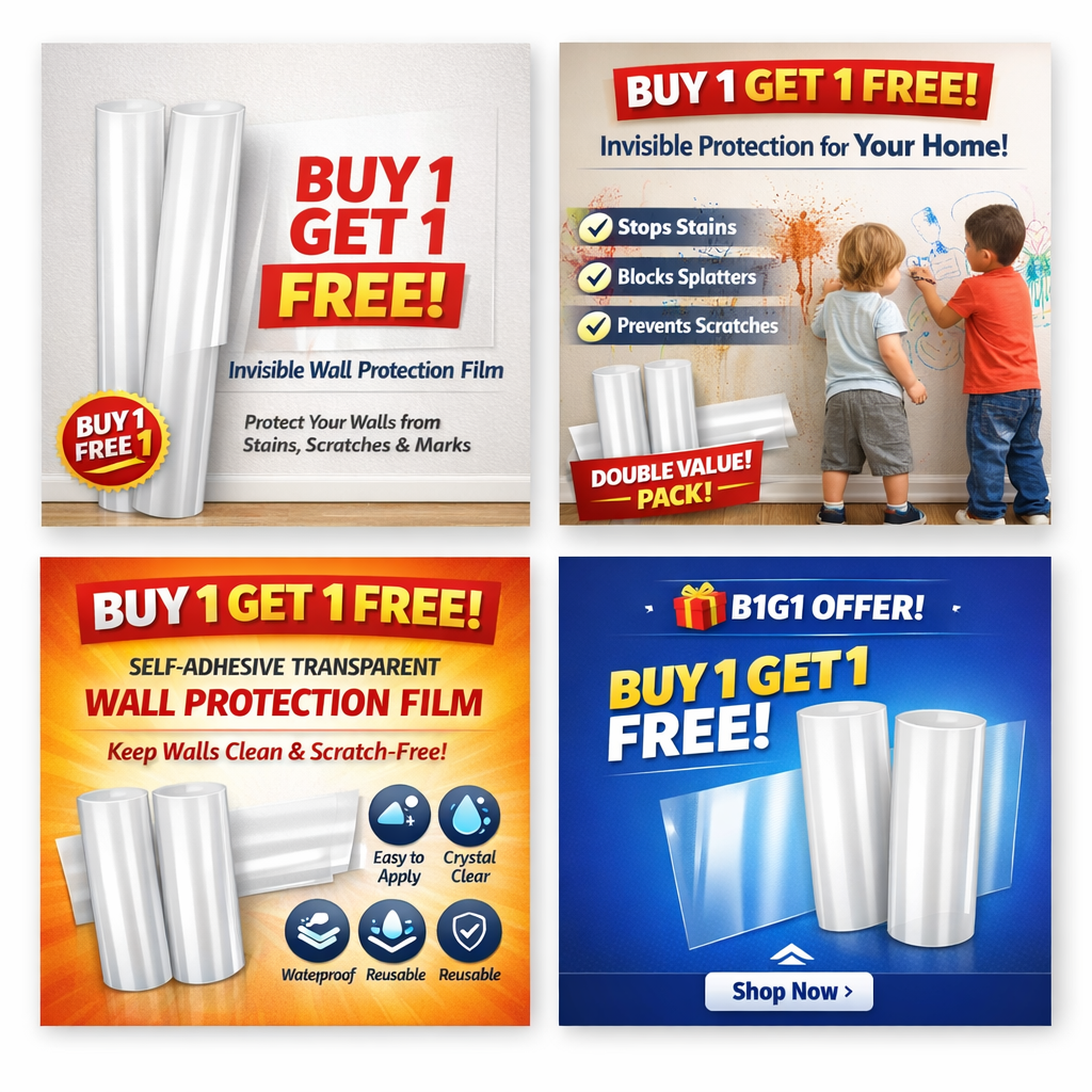 Transparent Electrostatic Wall Protection Film